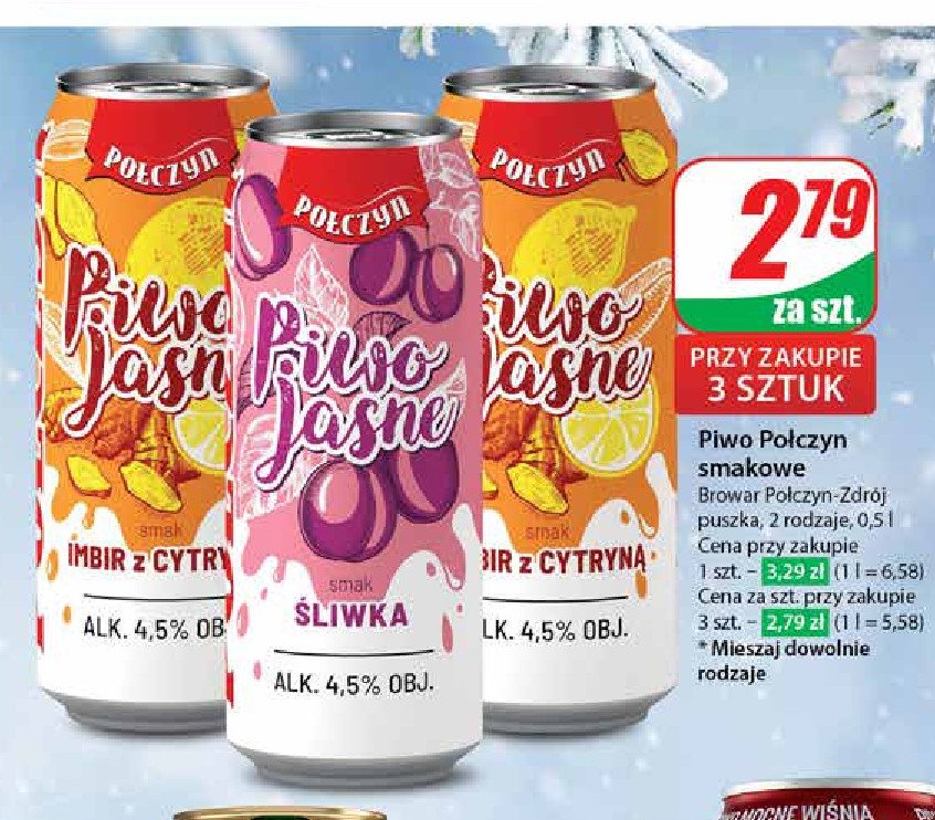 Piwo śliwka Połczyn promocja