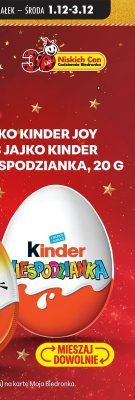 Jajko Kinder Niespodzianka, 20 g promocja w Biedronka