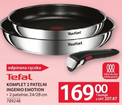 Komplet 2 patelni Ingenio Emotion Tefal promocja w Selgros