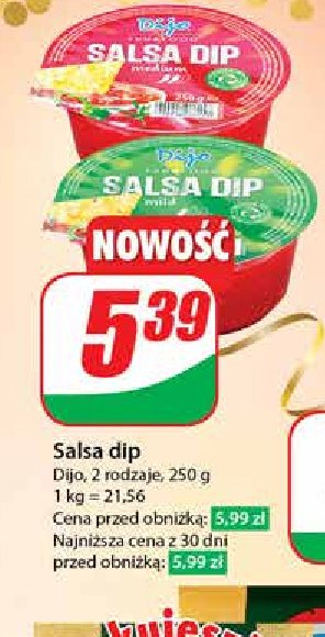 Dip salsa pikantna Dijo promocja