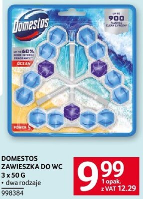 Zawieszka do WC Domestos 3x50g promocja w Selgros