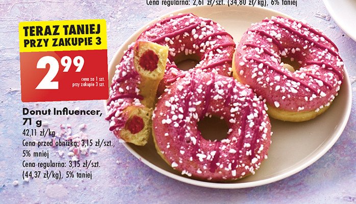 Donut influencer DOOTI DONUTS promocja w Biedronka