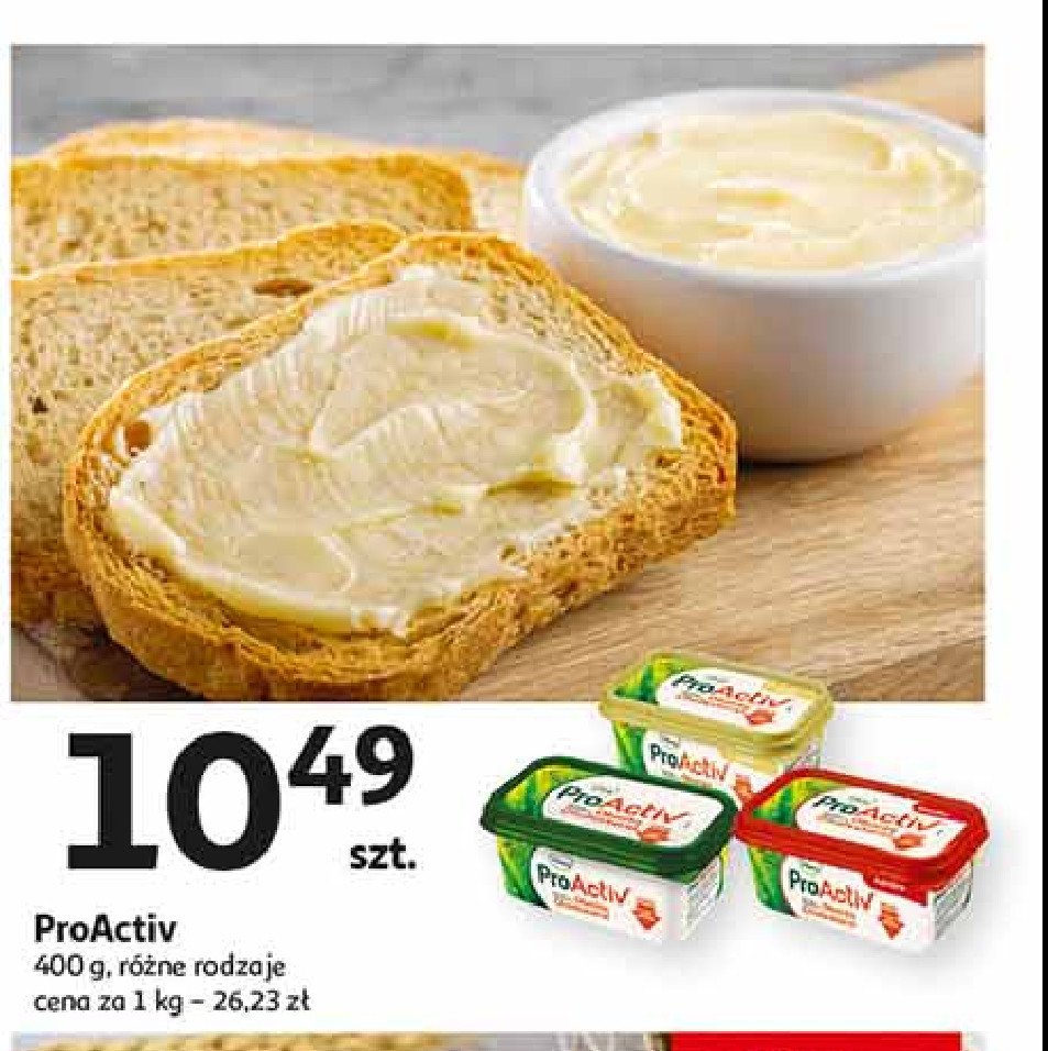 Margaryna Flora pro-activ o smaku masła promocja