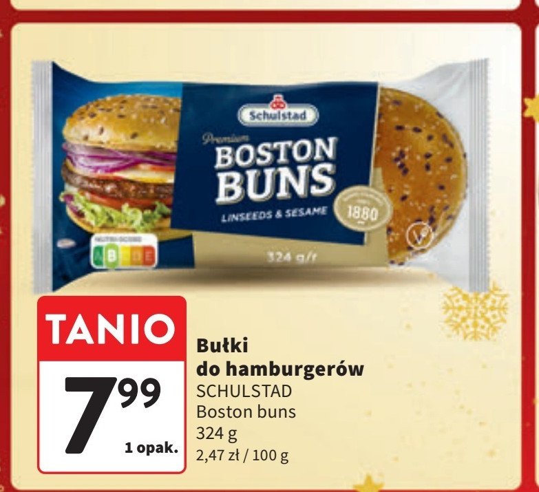 Hamburger boston Schulstad promocja w Intermarche