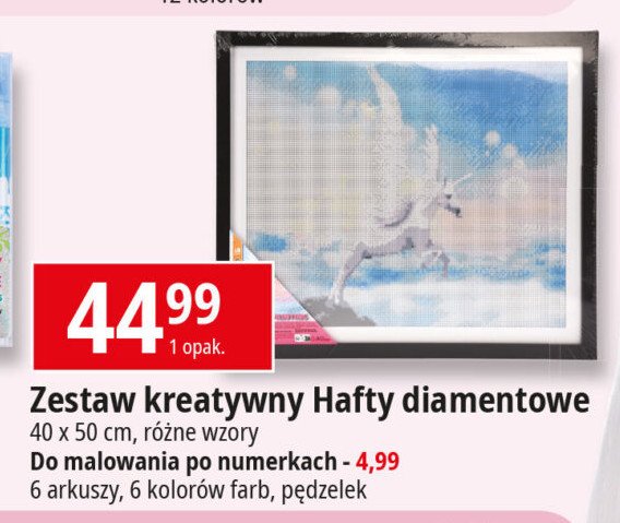 Zestaw kreatywny hafty diamentowe 40 x 50 cm promocja