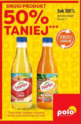 Sok 100% wybrane rodzaje  promocja w POLOmarket