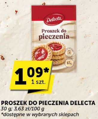 Proszek do pieczenia Delecta promocja w Euro Sklep