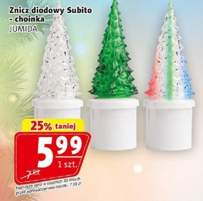 Znicz diodowy Subito - choinka promocja w Prim Market