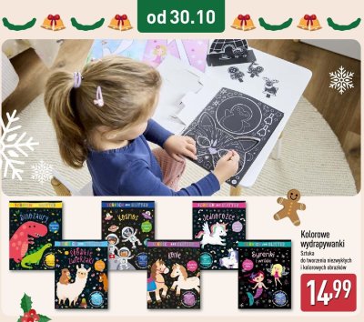 Kolorowe wydrapywanki promocja w Aldi