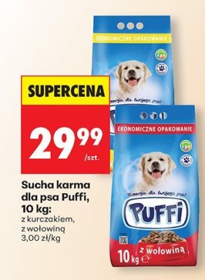 Sucha karma dla psa 10 kg z kurczakiem promocja w Biedronka