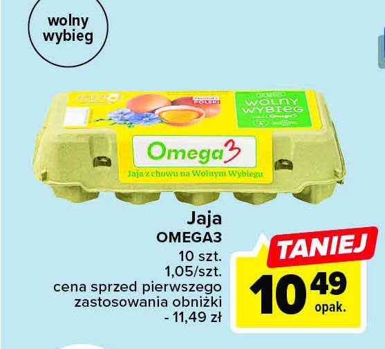 Jaja omega 3 promocja