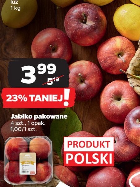 Jabłka Z ZIELENIAKA NETTO promocja