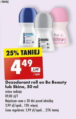 Dezodorant invisible Be beauty care promocja