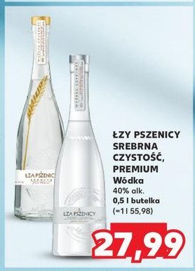 Wódka Łzy pszenicy srebrna czystość promocja