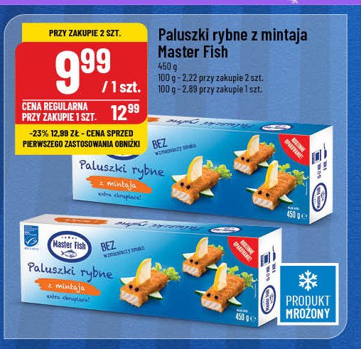 Paluszki rybne z mintaja promocja w POLOmarket