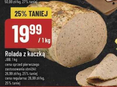 Rolada z kaczka JBB promocja w POLOmarket