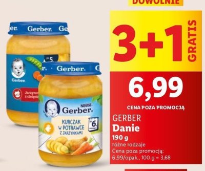 Kurczak w potrawce z jarzynami Gerber promocja