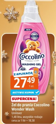 Żel do prania Coccolino Wonder Wash Unilever promocja w Leclerc