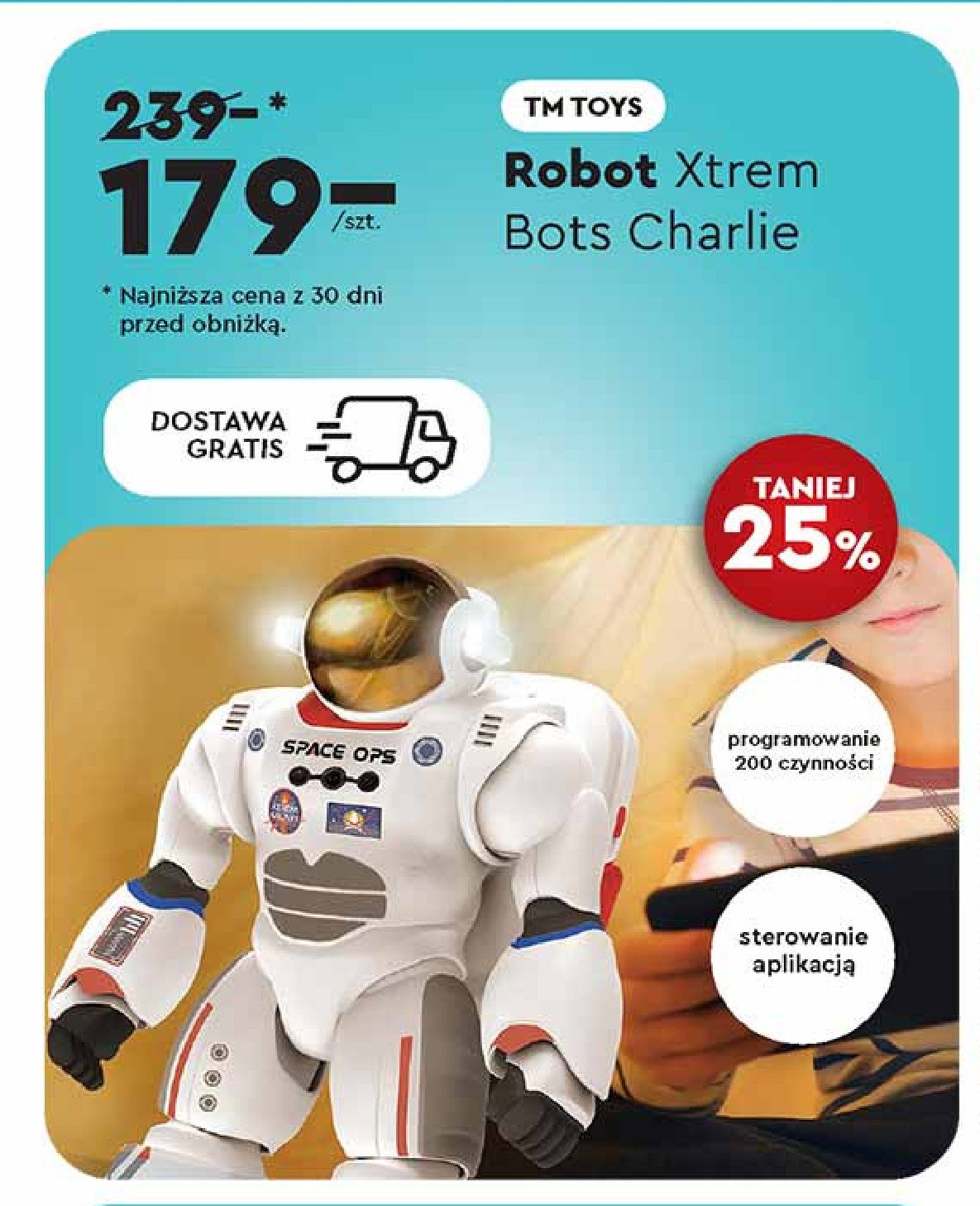 Robot xtreme bots charlie Tm toys promocja