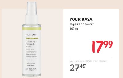 Mgiełka do twarzy promocja w Rossmann