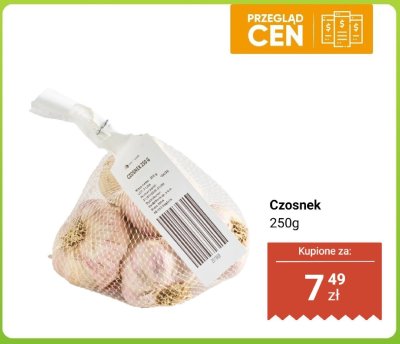 Czosnek 250 g promocja w Dino