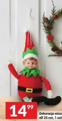Dekoracja wisząca elf 25 cm promocja w Twój Market