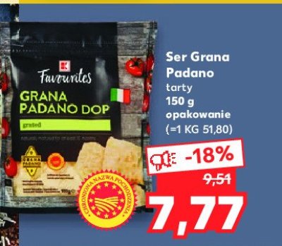 Grana padano tarty K-classic favourites promocja