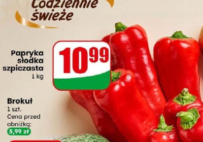 Papryka słodka szpiczasta promocja w Dino