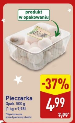 Pieczarki, 500 g promocja w Aldi