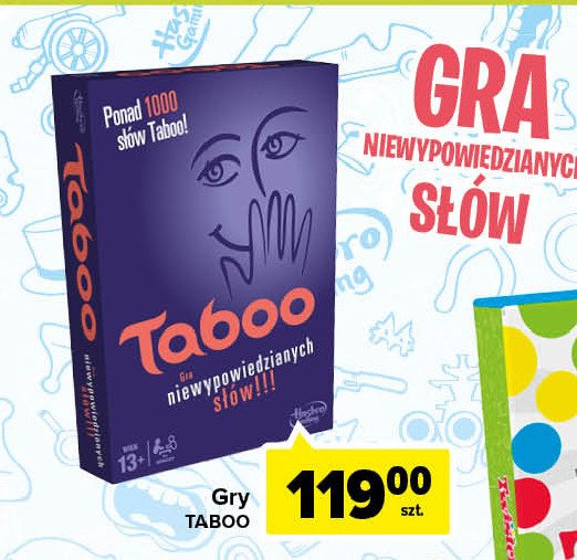 Gra taboo Hasbro promocje