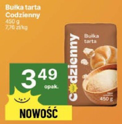 Bułka tarta Codzienny 450g promocja w Delikatesy Centrum