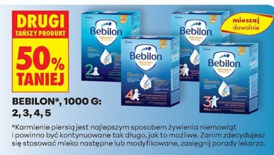 Mleko BEBILON, 1000 g: 2, 3, 4, 5 promocja w Biedronka