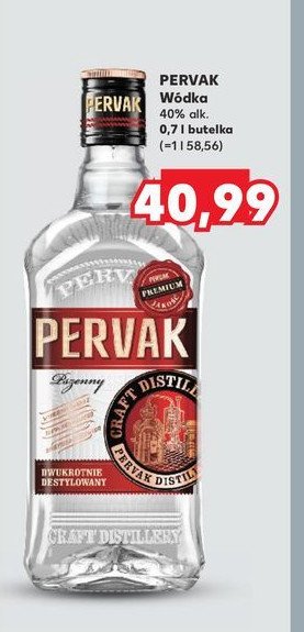 Wódka Pervak pszenny promocja w Kaufland