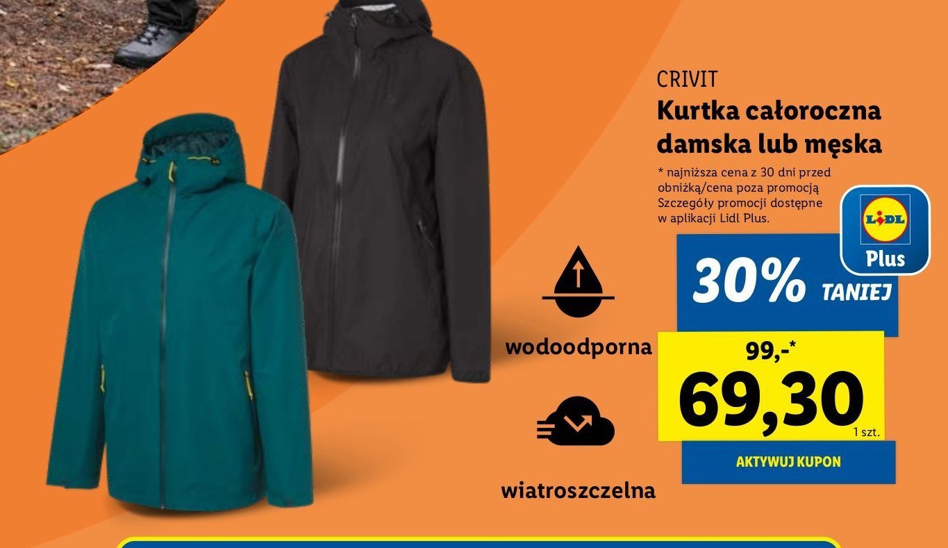 Kurtka damska Crivit promocja w Lidl