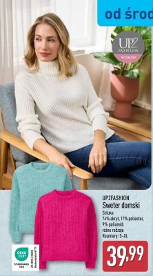 Sweter damski  promocja w Aldi