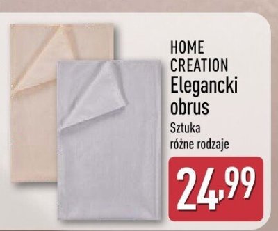 Elegancki obrus różne rodzaje promocja w Aldi