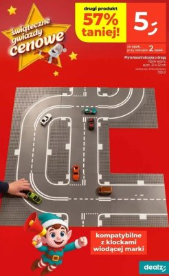 Płyta konstrukcyjna z drogą różne wzory wym. 32 x 32 cm promocja w Dealz