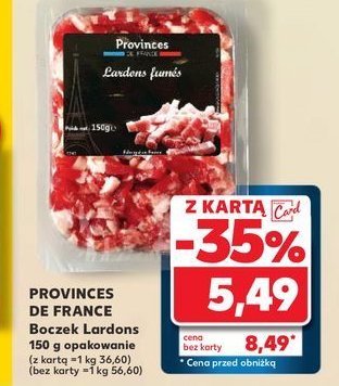 Boczek w臋dzony lardons Provinces de france promocja