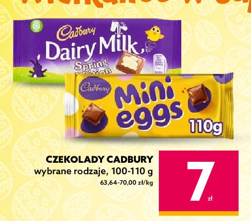 Czekolada spring edition Cadbury dairy milk promocja