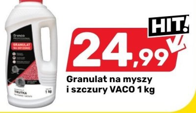 Granulat na myszy i szczury VACO promocja w Bricomarche