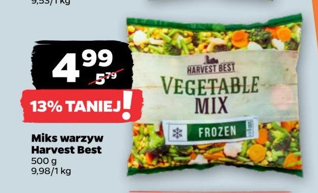 Vegetable mix Harvest best promocja