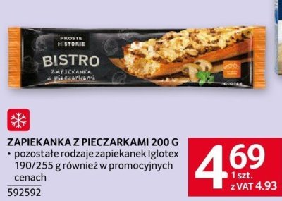 Zapiekanka z pieczarkami Well done promocja w Selgros