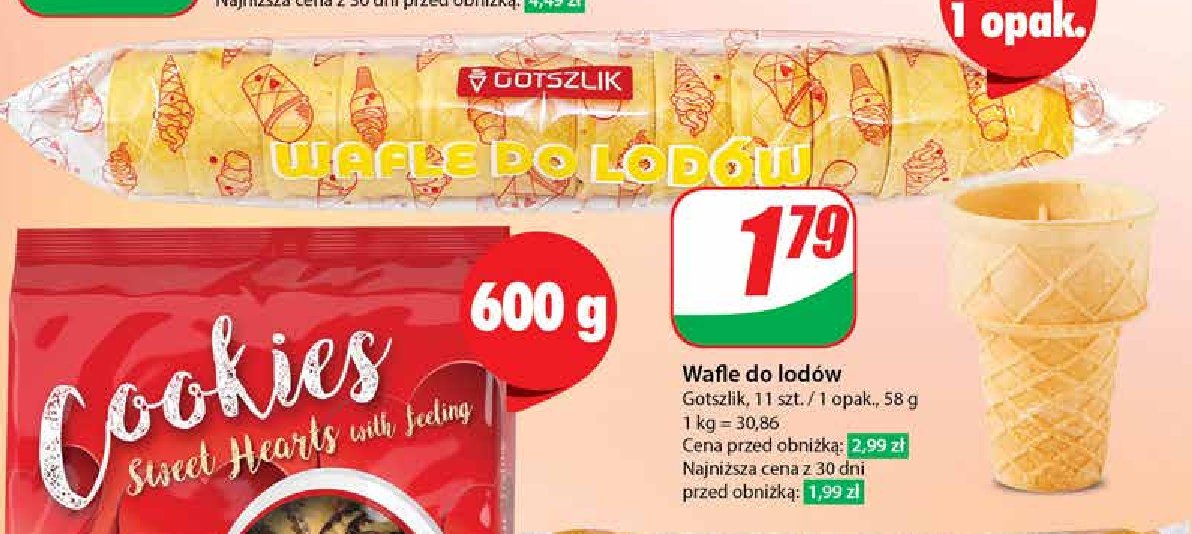 Wafle do lodów Gotszlik promocja