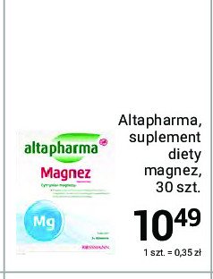 Magnez Altapharma promocja