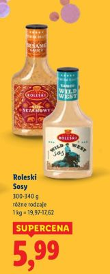 Sosy różne rodzaje promocja w Lidl