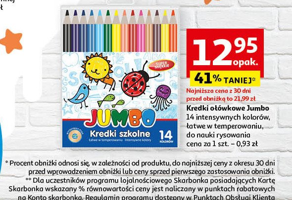 Kredki jumbo promocja