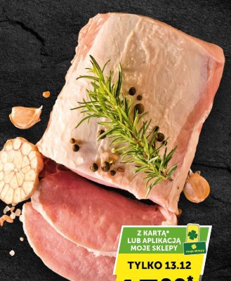 Schab wieprzowy bez kości promocja w Groszek