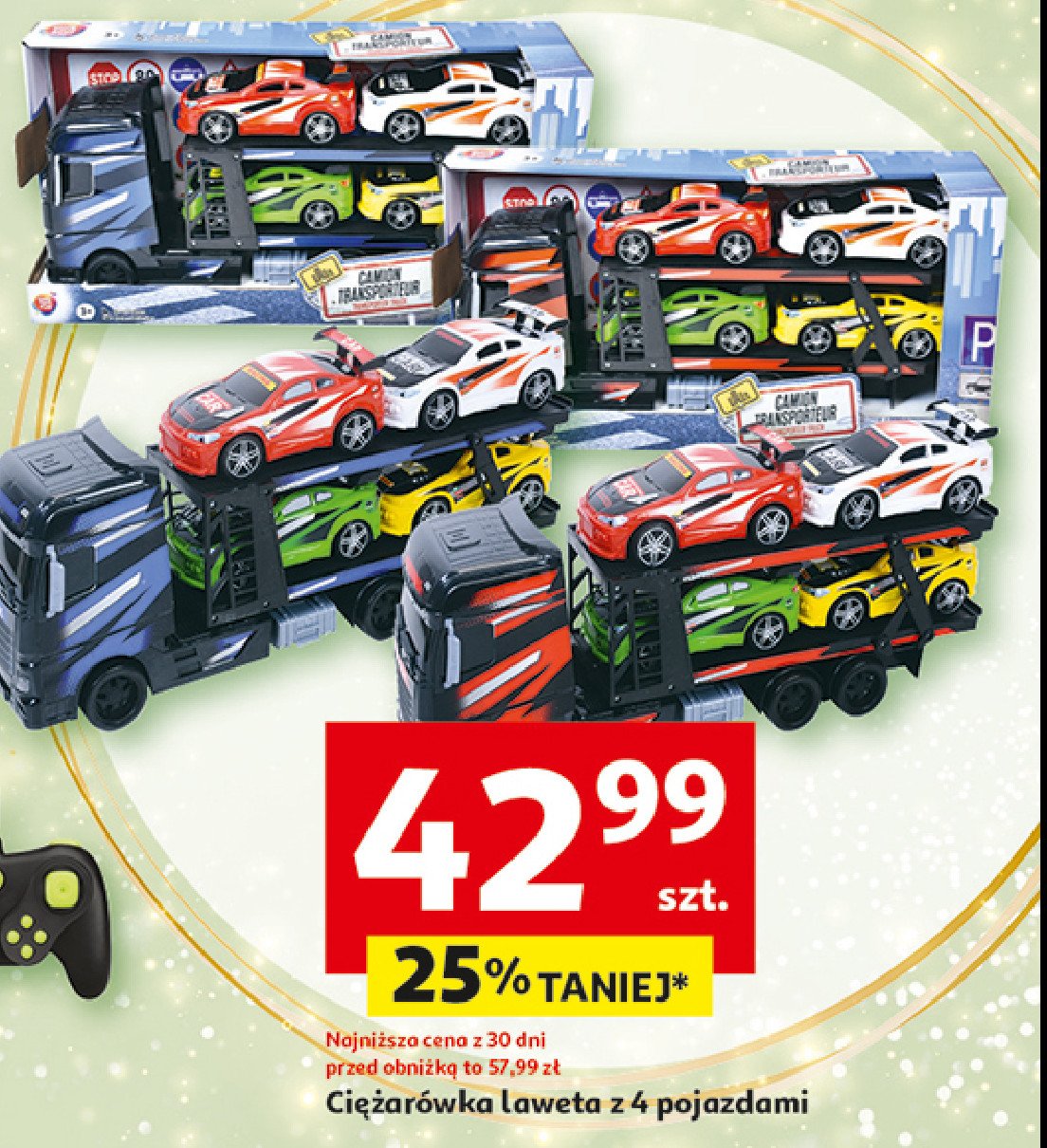 Autolaweta z 4 pojazdami promocja