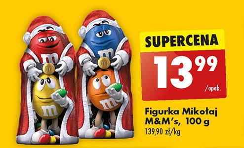 Mikołaj M&m's promocja w Biedronka