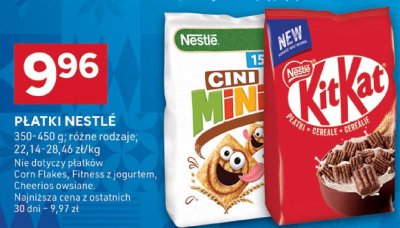Płatki nestle cini mini, kitkat promocja w Stokrotka